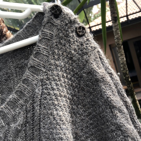 Splendid size L heather grey winter sweater - Picture 3 of 5